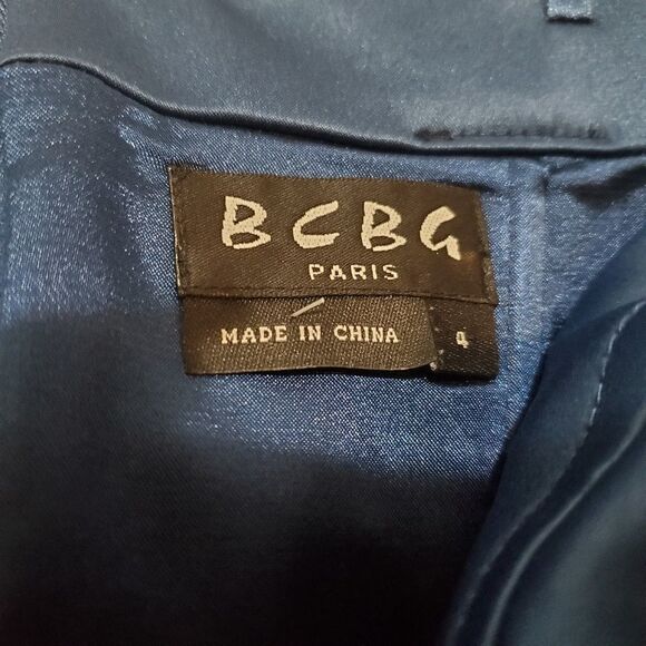 BCBG Strapless Cocktail Dress With Pockets Sz 4 - Picture 3 of 7